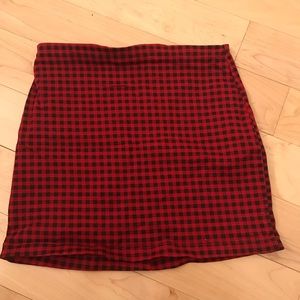 Plaid skirt